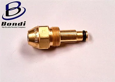 China Brass/304ss Siphon waste oil Burner,Two Fluid oil air atomizing spray nozzle supplier