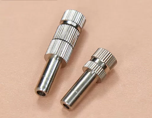 China 6mm 8mm Anti-drip Slip-Lock  Aeroponics Fine Spray Nozzle, Low Pressure Quick Connect Mist Nozzle supplier