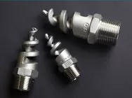 3/8''BSPT Full cone 90 Degree Spray Angle Spiral Nozzle,316SS Hollow cone Spiral nozzle 30Capacity Size