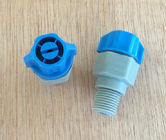 1/4''BSPT 6508 Plastic Quick Install veejet Flat Fan Nozzle Spray Nozzle, PP Quick-Connect Washing Nozzle