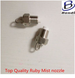 304ss Impingement Ruby Pin fogger spray nozzle,high impact misting spray nozzle