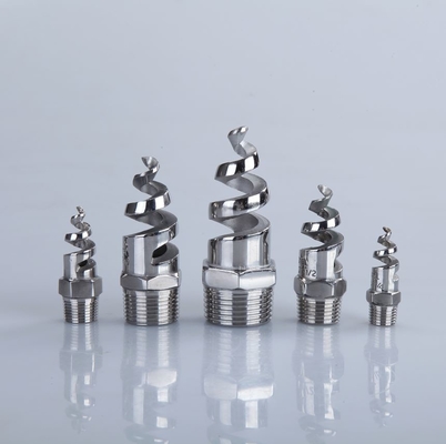 316SS 1/4'' Hollow Cone Whirl Nozzles for Cooling Juice Bottle