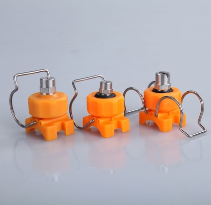 1'' Clip Adjustable Ball With stainless steel Flat Fan Cleaning  Clamp Spray Nozzle