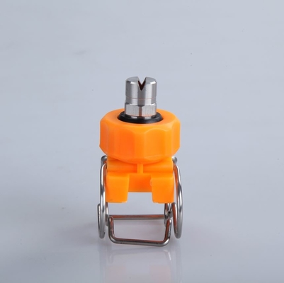 1'' Clip Adjustable Ball With stainless steel Flat Fan Cleaning  Clamp Spray Nozzle
