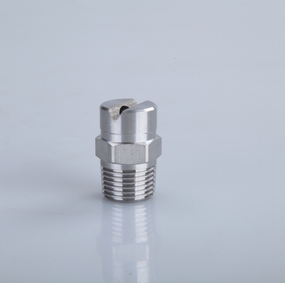 1/8'' BSPT/NPT 316L Material Flat Fan Nozzle for Cool and Remove Plastic Pellets From Cutter