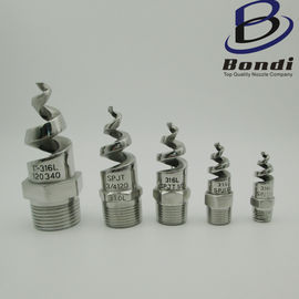 3/8''  1/2''Best/NPT Stainless Steel 316 Spiral Nozzle,90degree spray angle Dust Removal Spiral Cooling Nozzle