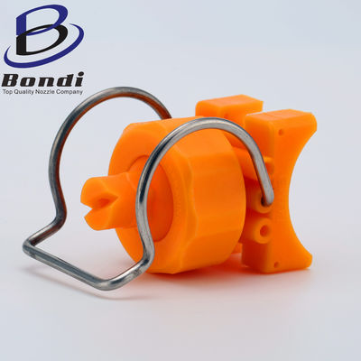 1-1/4'' PP Clamp Nozzle Eyelet Nozzles For Pre-treatment Washing,Flat Fan/ Full Cone Spray Pattern Jet Nozzle
