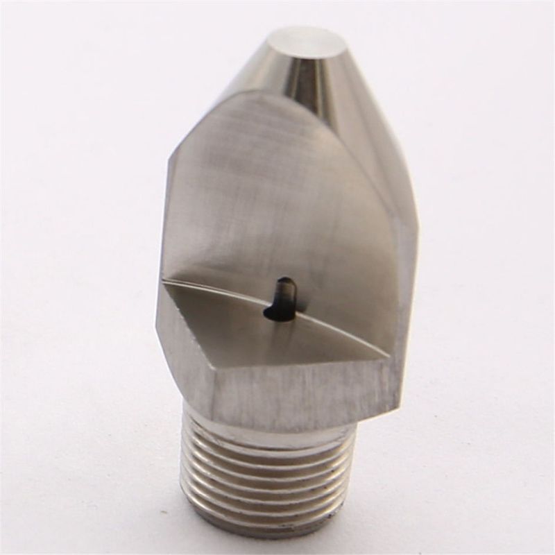 Stainless Steel Narrow Angle High Impact Vee Jet Nozzles Water Flat Fan Vee Jet Spray Nozz