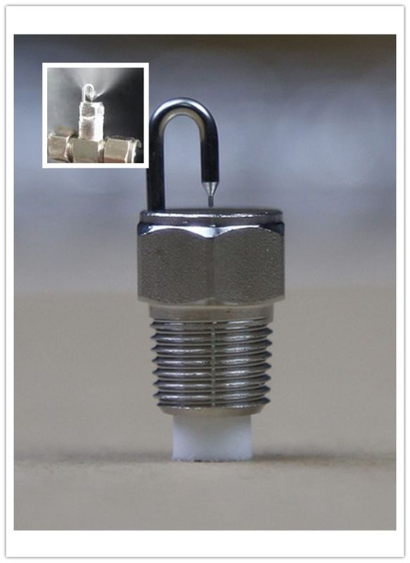 1/8 or 1/4 Stainless Steel Impingement Ruby Pin Fine Mist Spray Nozzle Humidification nozzle