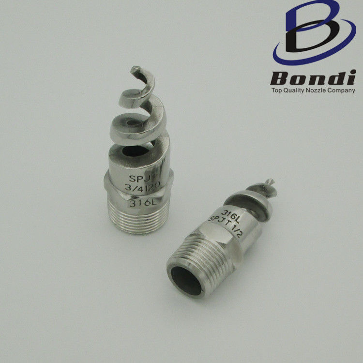3/8''Best/NPT Stainless Steel 316 Spiral Nozzle,120degree spray angle Dust Removal Spiral Cooling Nozzle